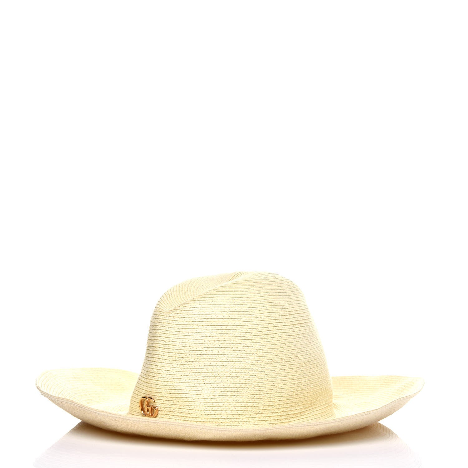 Gucci Raffia Double G Hat Ivory 1 of 9