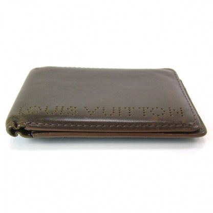 Louis Vuitton Leather Perforated Logo Mens Wallet Brown 3 of 8