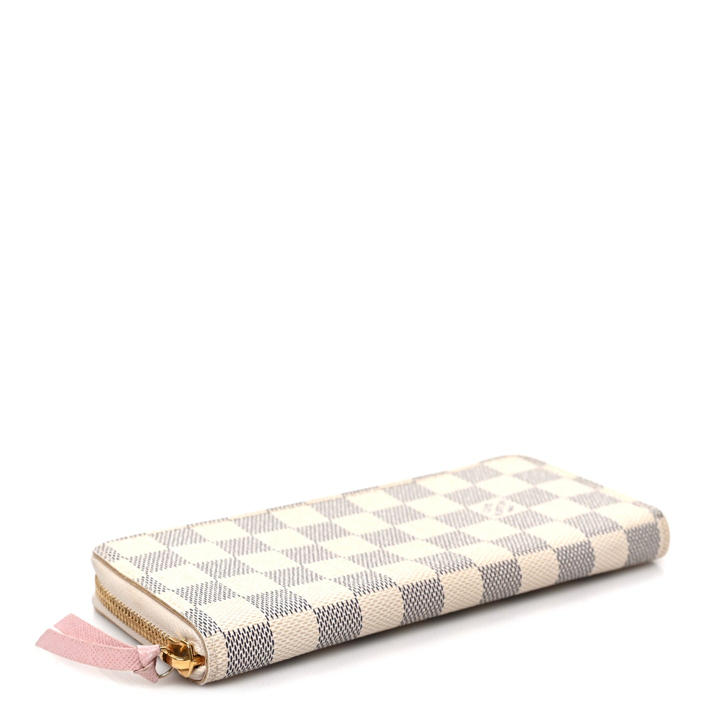 Damier Azur Clemence Wallet Rose Ballerine