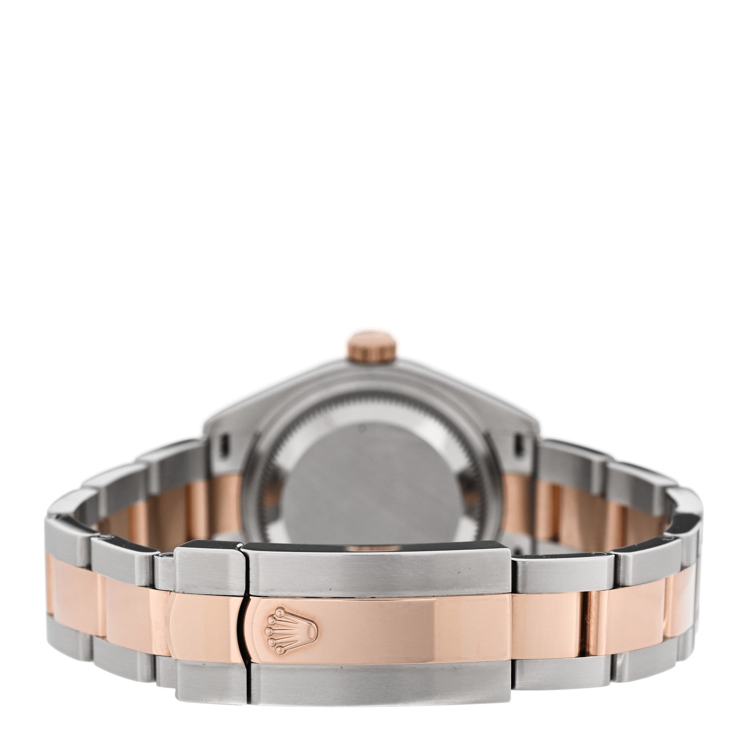 Rolex Stainless Steel 18K Everose Gold 28mm Oyster Perpetual Datejust Watch Chocolate Roman 279171 3 of 4