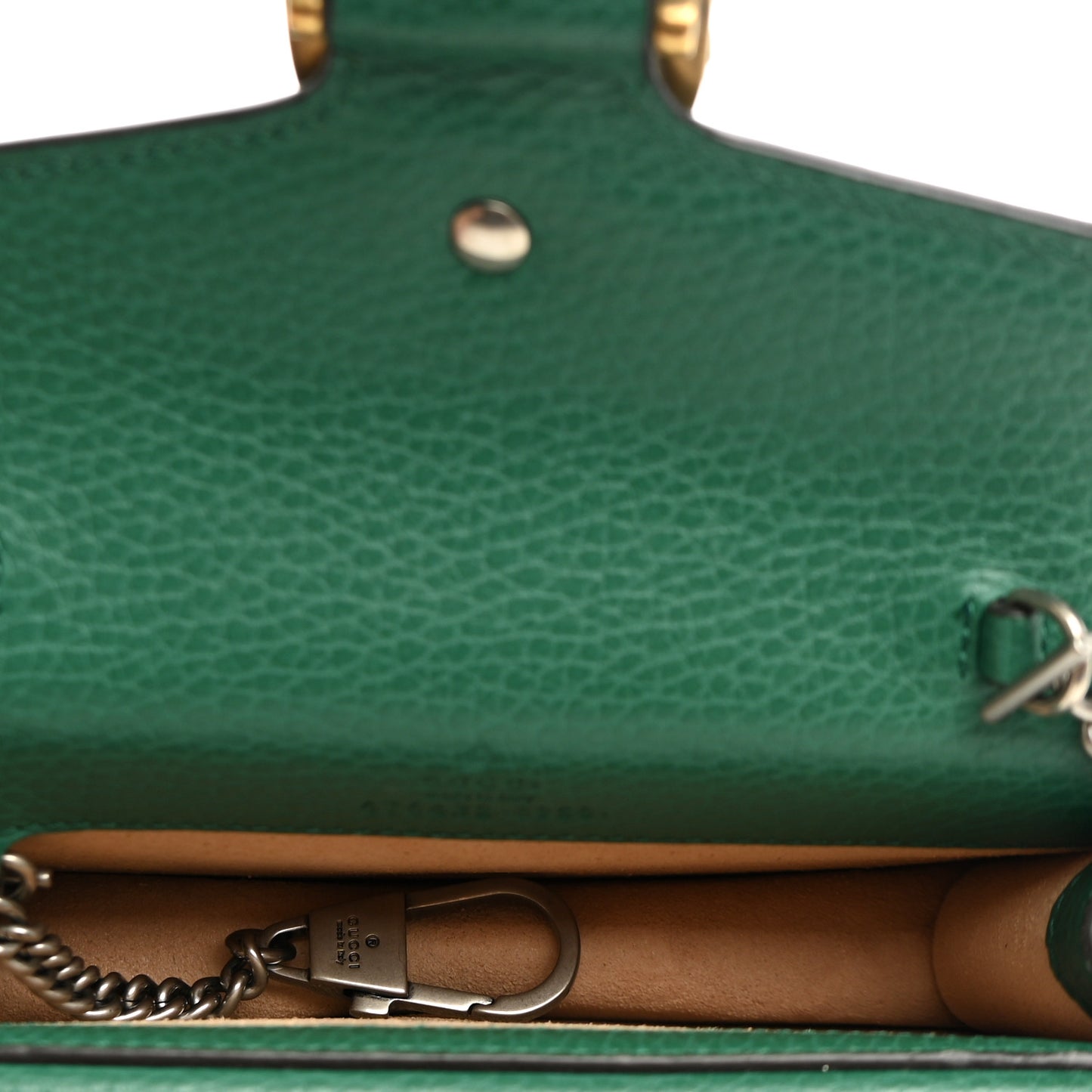 Calfskin Super Mini Dionysus Shoulder Bag Emerald