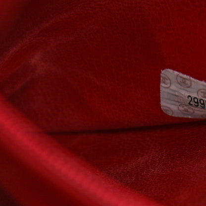 Chanel Caviar CC Shopper Tote Red 10 of 14