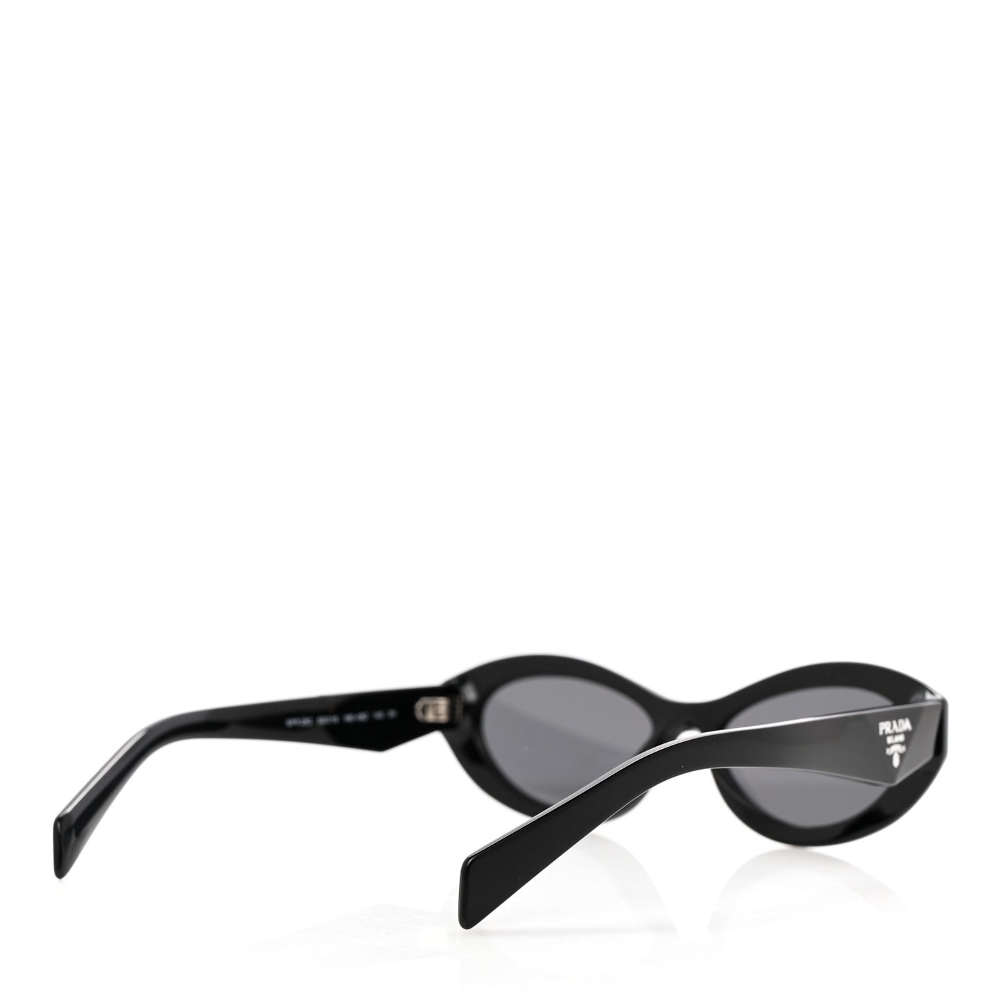 Acetate Oval Sunglasses SPR 26Z Black