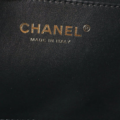 Chanel Shiny Lambskin Quilted Trendy Pockets Hobo Black 6 of 12