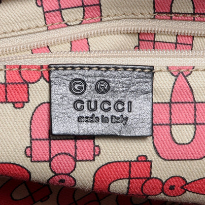 Gucci Patent Guccissima Boston Black 6 of 7