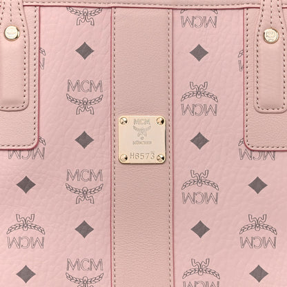 MCM Visetos Medium Liz Reversible Shopper Tote Soft Pink 9 of 15