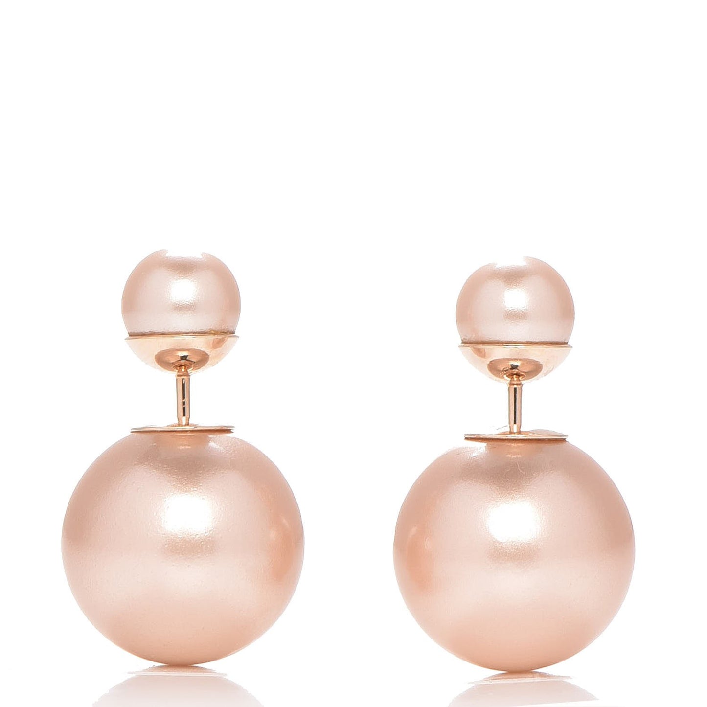 Pearl Mise En Dior Tribal Earrings Pink