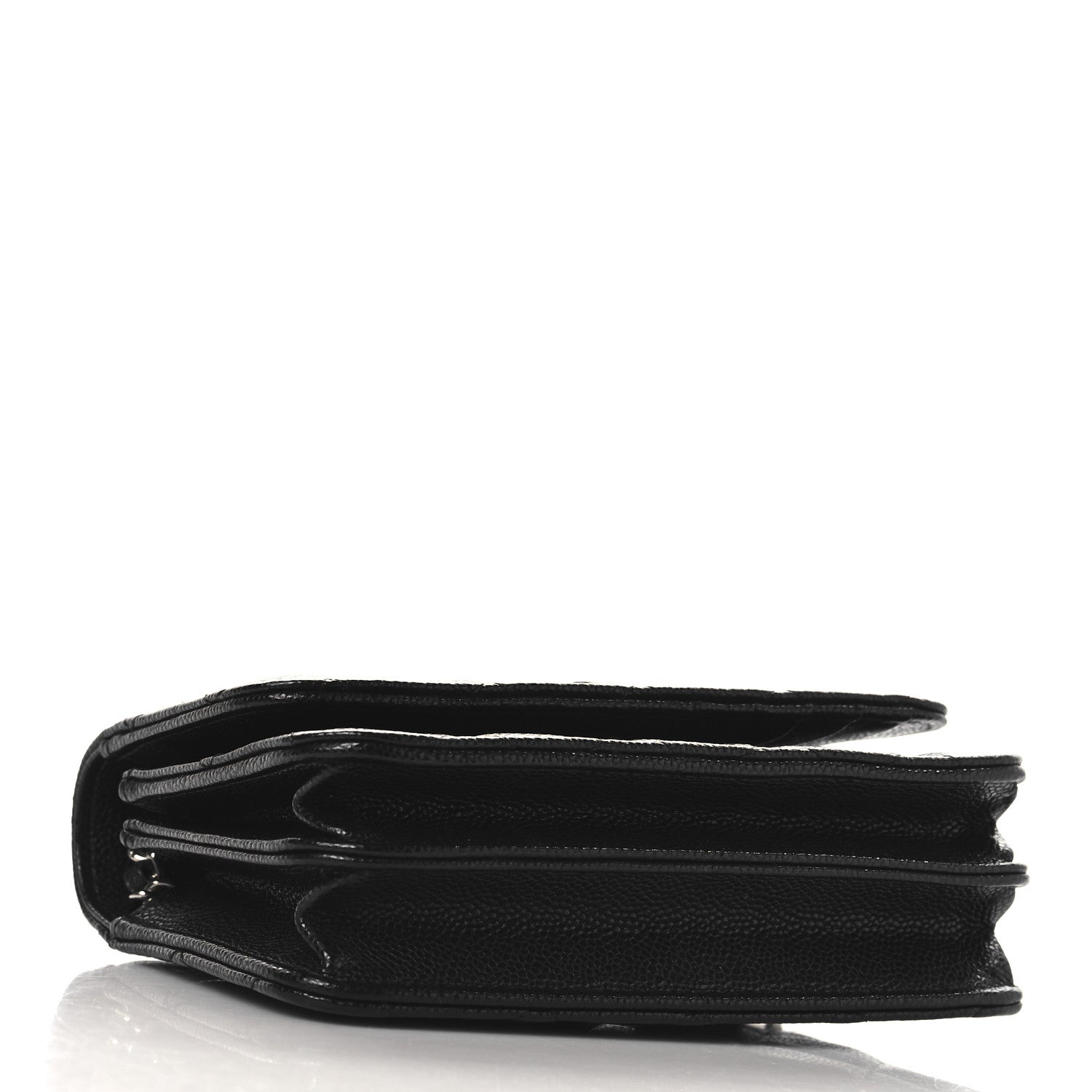 Chanel Caviar Quilted Mini Wallet On Chain WOC Black 4 of 10