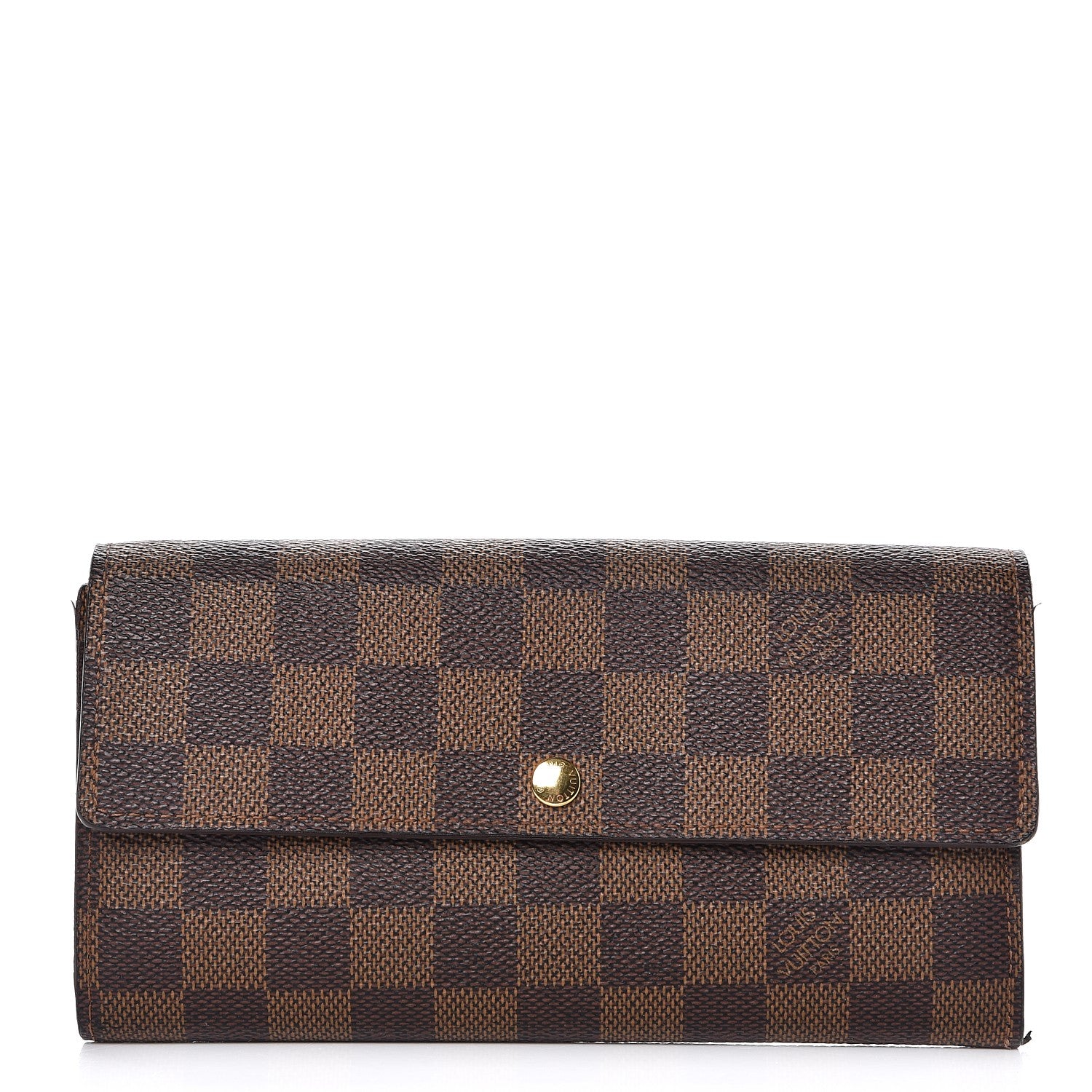 Louis Vuitton Damier Ebene Sarah Wallet 1 of 9