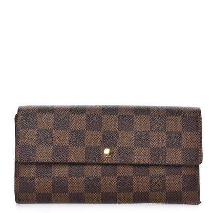 Louis Vuitton Damier Ebene Sarah Wallet 1 of 9