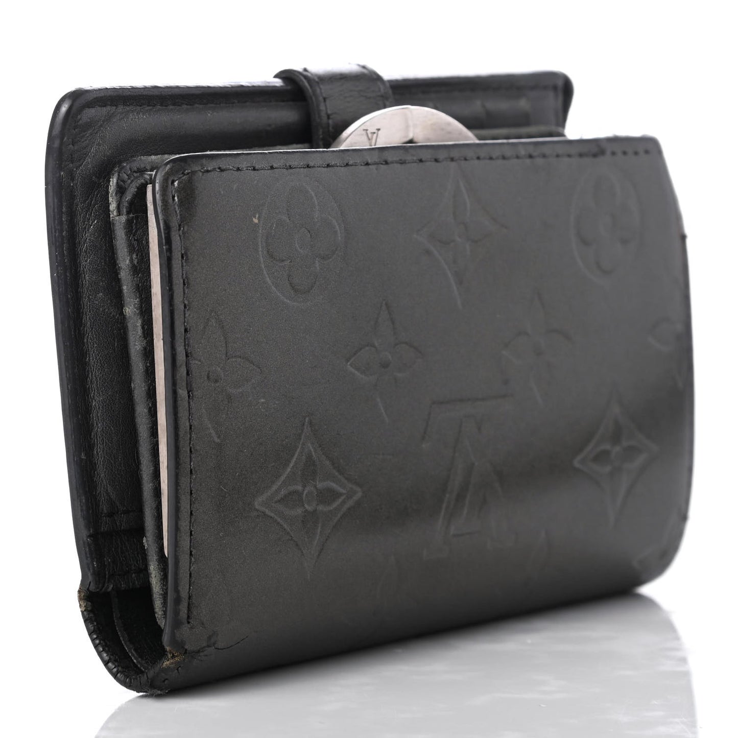 Vernis French Purse Wallet Gris Art Deco