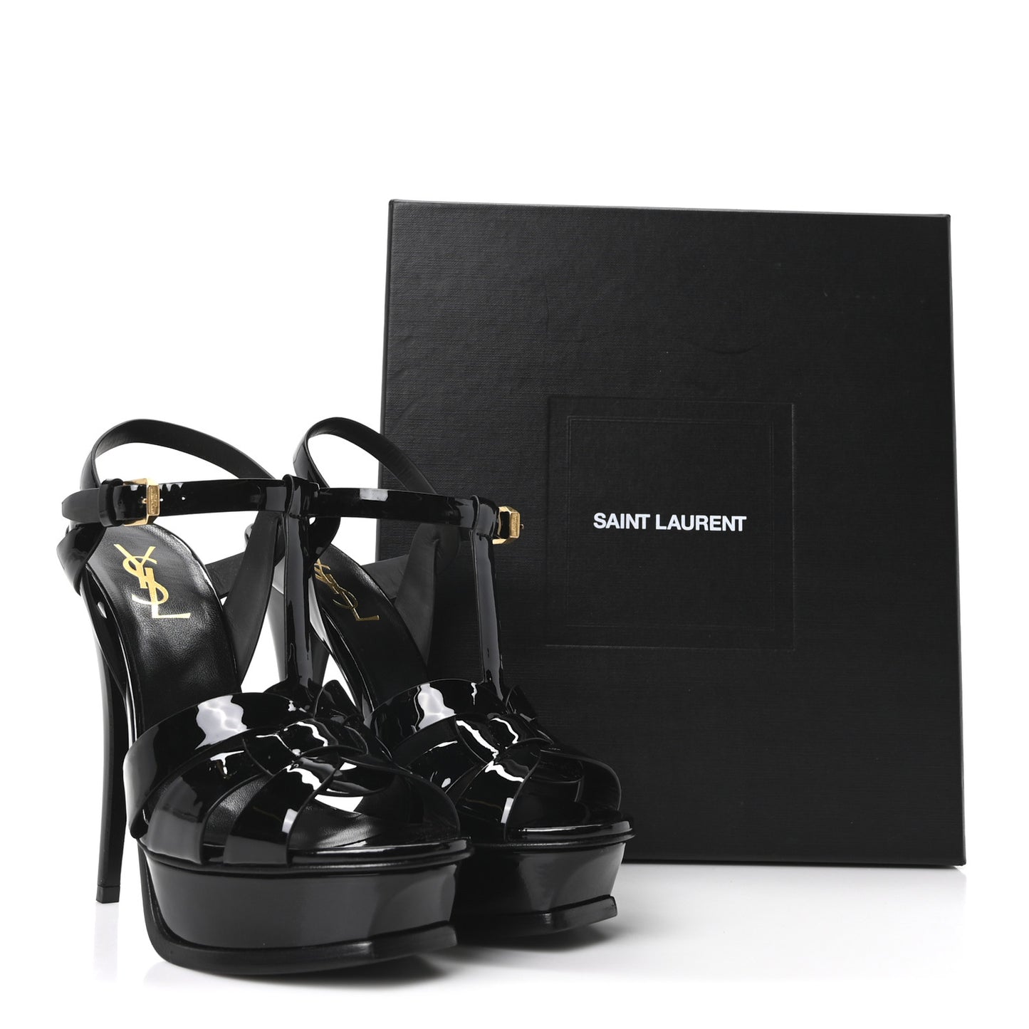 Patent Tribute 105 Platform Sandals 37 Black
