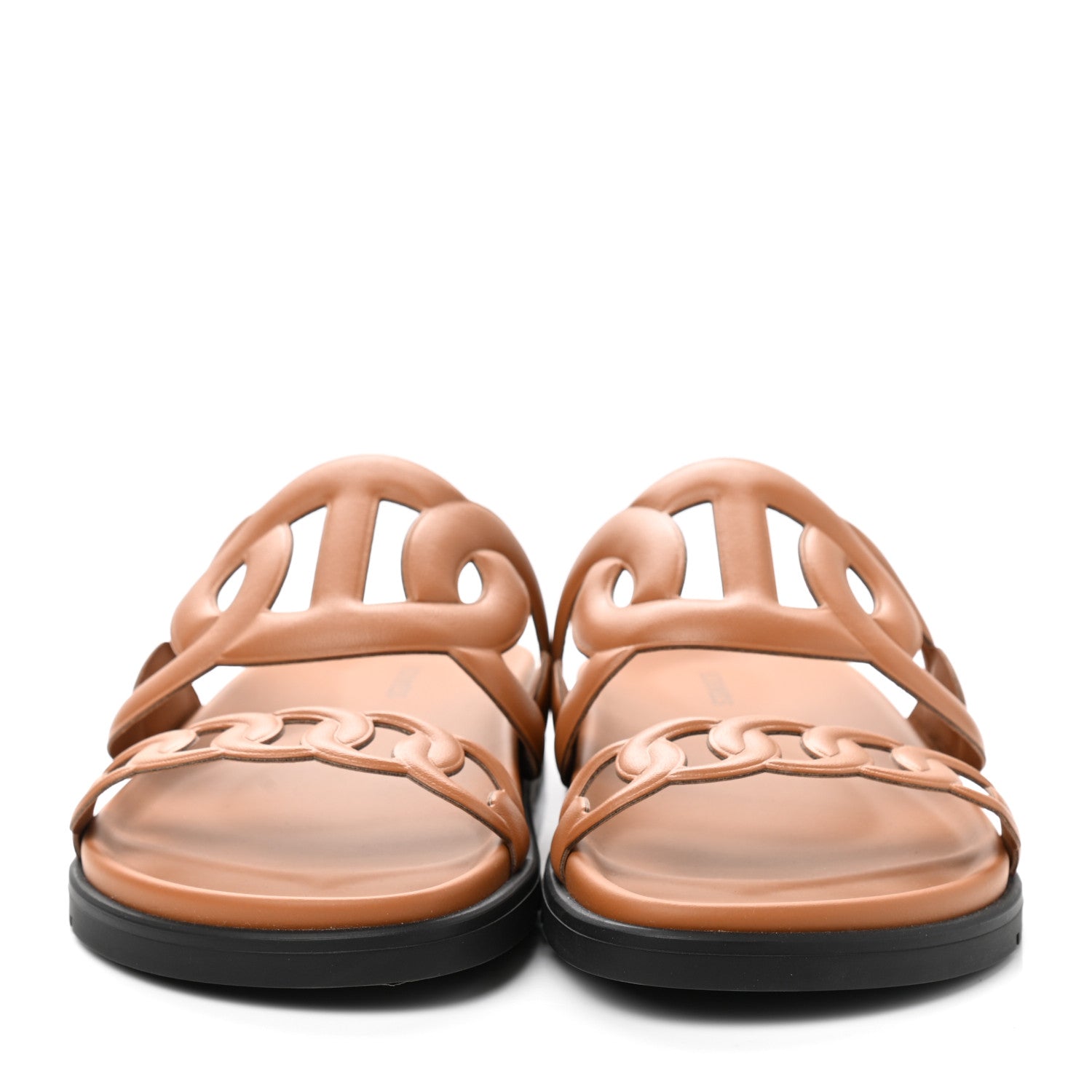 Hermes Nappa Extra Sandals 40 Naturel 2 of 9