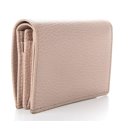 Gucci Pebbled Calfskin Butterfly Card Case Perfect Pink 3 of 7