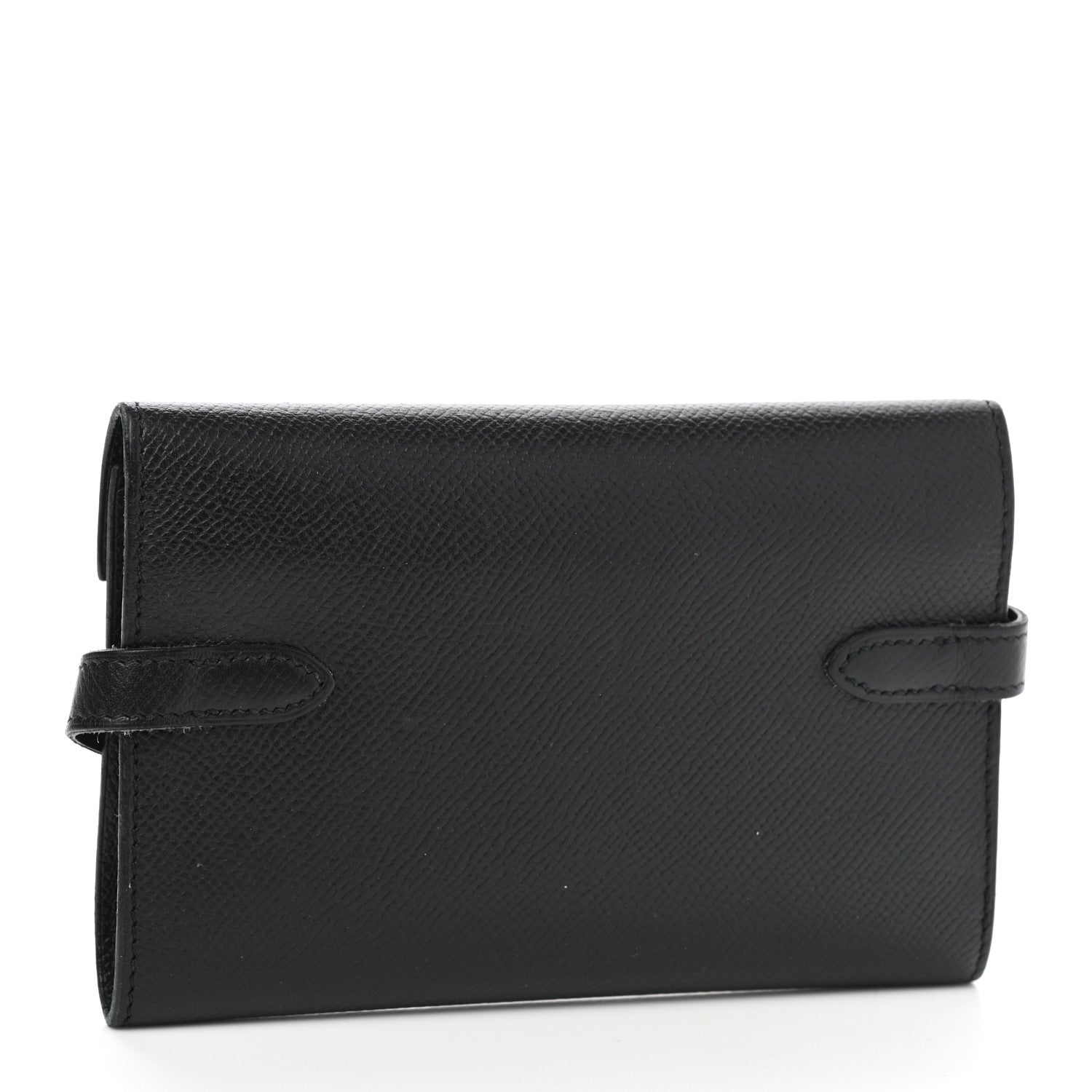 Hermes Epsom Medium Kelly Wallet Black 3 of 10