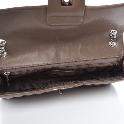 Chanel Lambskin Vertical Quilted East West Flap Brown 6 of 14