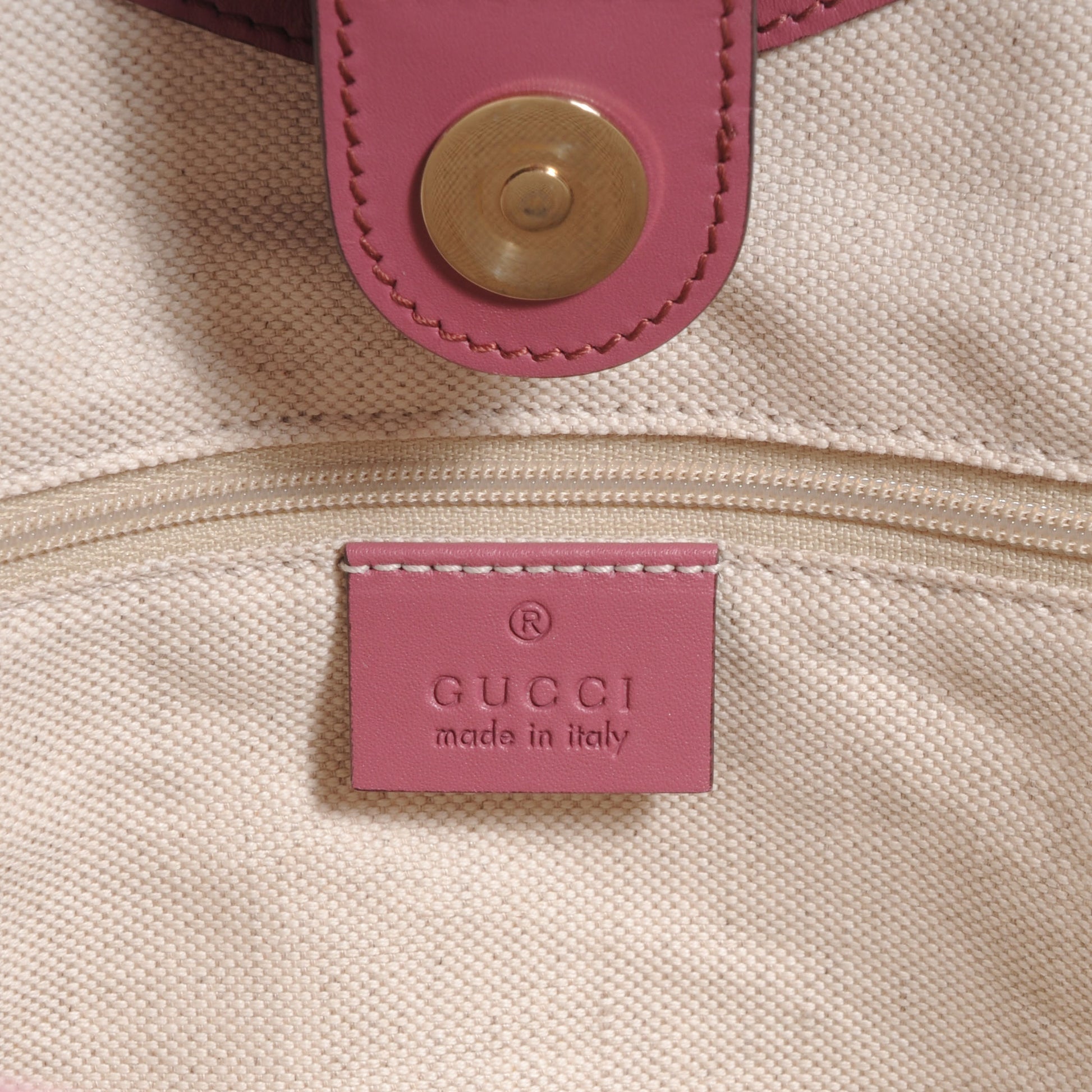Gucci Monogram Margaux Calfskin Medium Sukey Tote Beige Ebony Vintage Rose 6 of 9