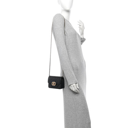 Chanel Calfskin Strass Quilted Clutch With Chain Flap Black 2 of 10