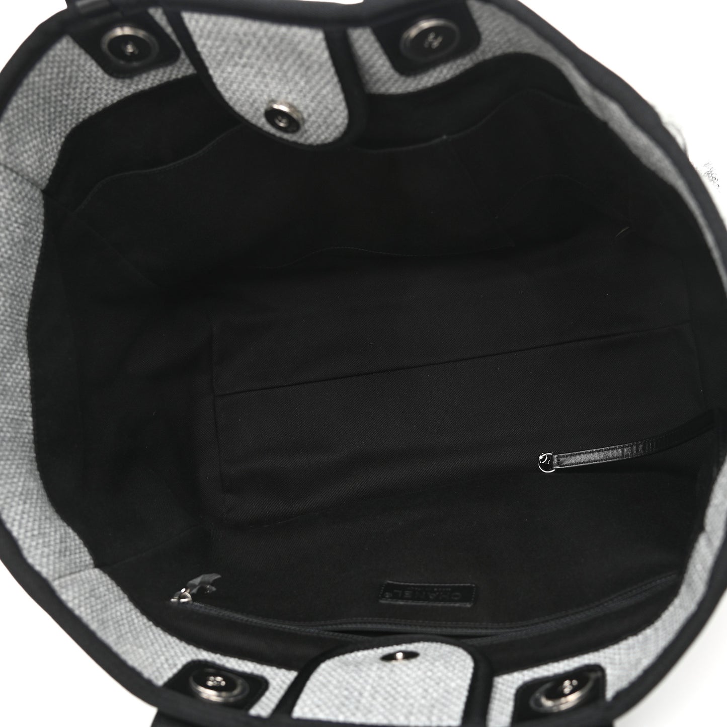 Canvas Large Deauville Tote Grey