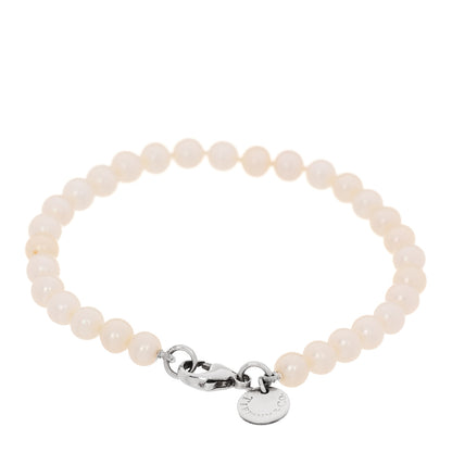 Tiffany Sterling Silver Cultured Pearl Ziegfeld Bracelet 1 of 5