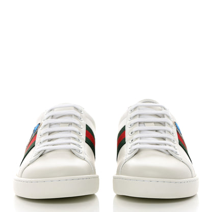 Gucci X DISNEY Calfskin Miro Soft Web Donald Duck Womens Ace Sneakers 37 White New Shamarock 2 of 9