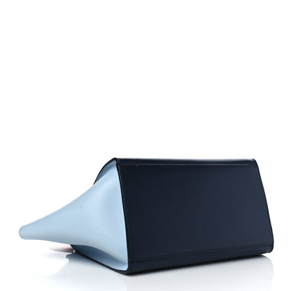 Celine Smooth Calfskin Small Tri-Color Trapeze Pale Blue 4 of 9