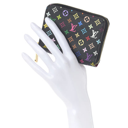 Louis Vuitton Monogram Multicolor Zippy Coin Purse Black Grenade 2 of 8