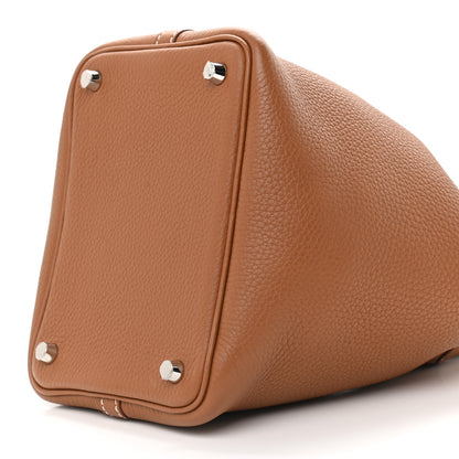 Hermes Taurillon Clemence Picotin Lock 18 PM Gold 9 of 10