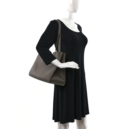 Celine Grained Calfskin Cabas 16 Bag Smokey Taupe 2 of 9