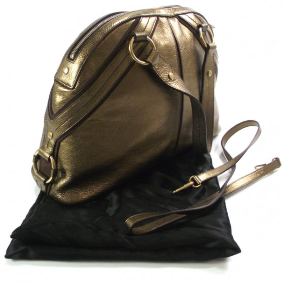 Saint Laurent Leather Medium Muse Bronze 3 of 13