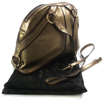 Saint Laurent Leather Medium Muse Bronze 3 of 13