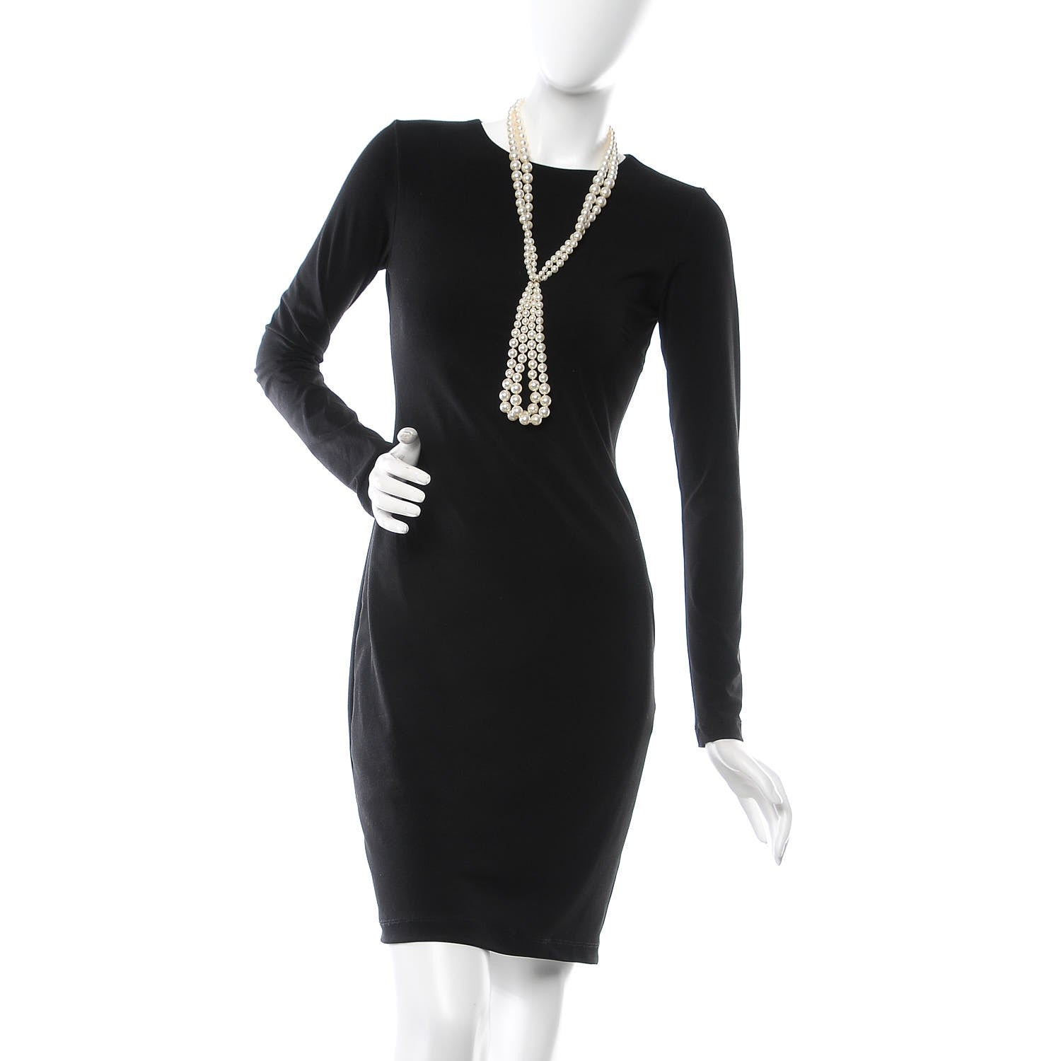 Chanel Pearl Double Strand Necklace Gold 2 of 7