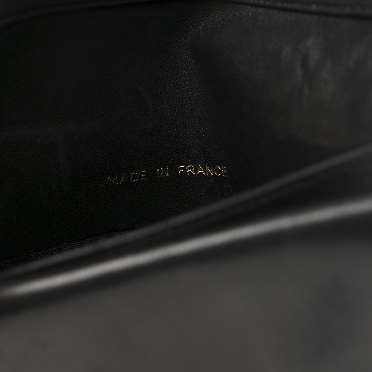 Patent Timeless CC Compact French Wallet Black