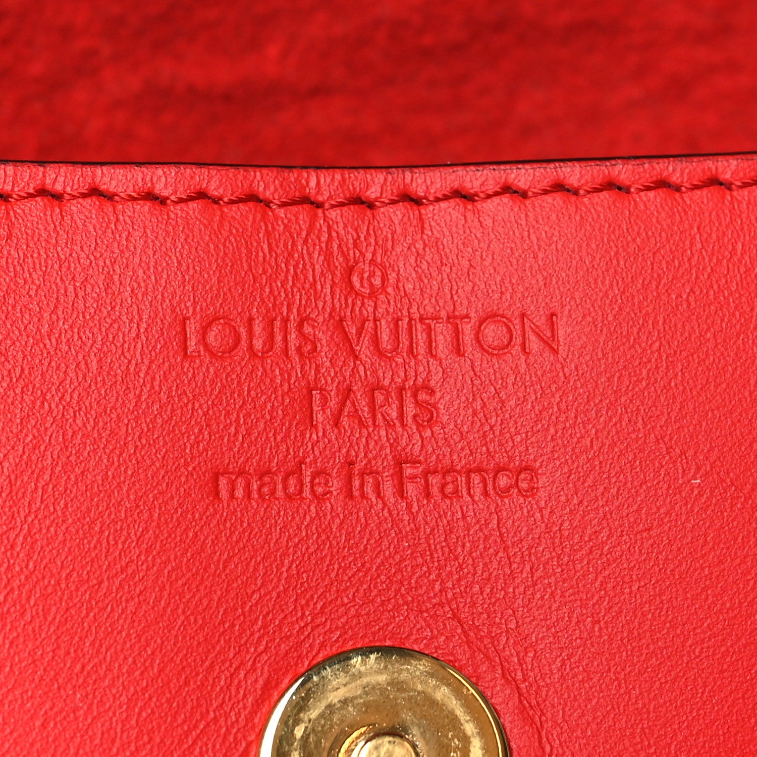Louis Vuitton Monogram Woody Glasses Case Rouge 6 of 11
