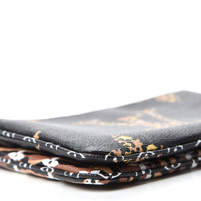 Louis Vuitton Monogram Giant Jungle Pochette Double Zip Black 6 of 10
