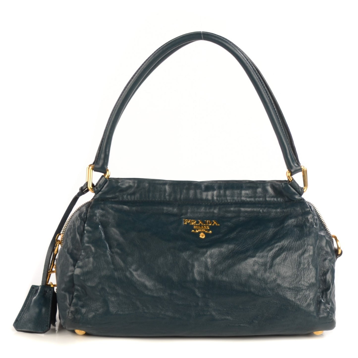 Nappa Antique Shoulder Bag Denim