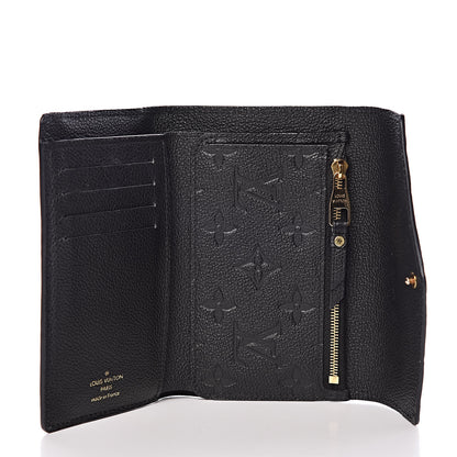 Louis Vuitton Empreinte Compact Curieuse Wallet Black 5 of 8