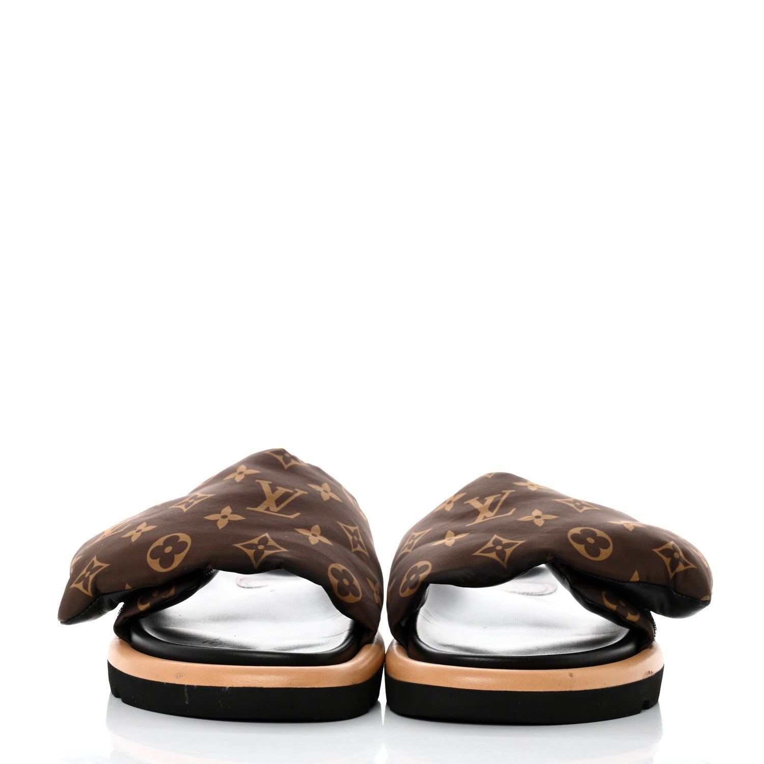 Louis Vuitton Nylon Monogram Pool Pillow Comfort Mule 40 Cacao Brown 2 of 8