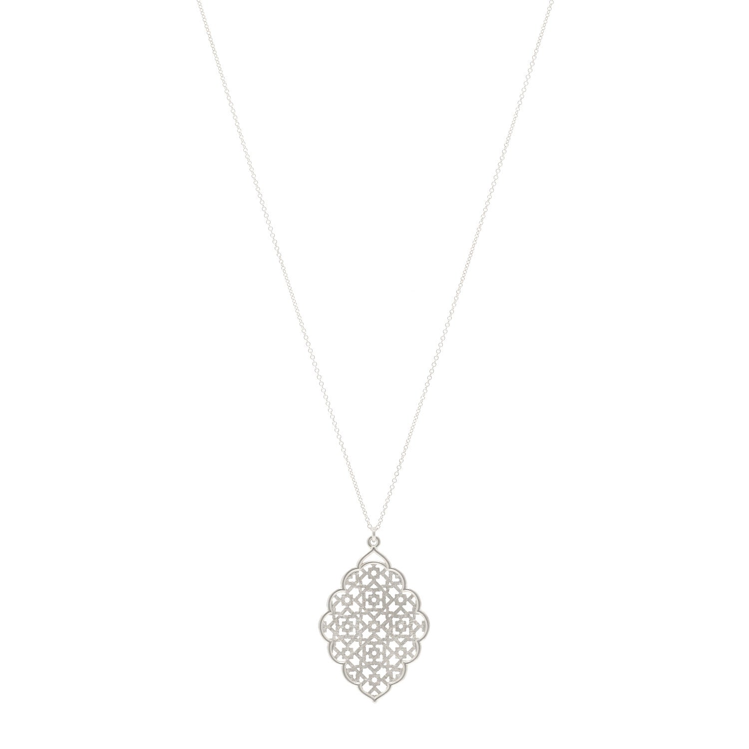 Tiffany Sterling Silver Paloma Picasso Marrakesh Pendant Necklace 1 of 4