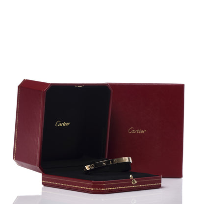 Cartier 18K Yellow Gold LOVE Cuff Bracelet 19 6 of 6