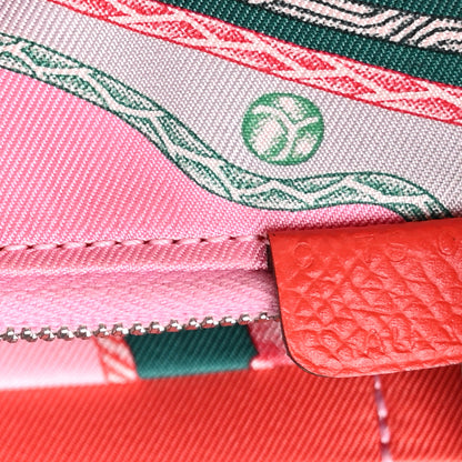 Hermes Epsom Silk'in Wallet Capucine 7 of 9