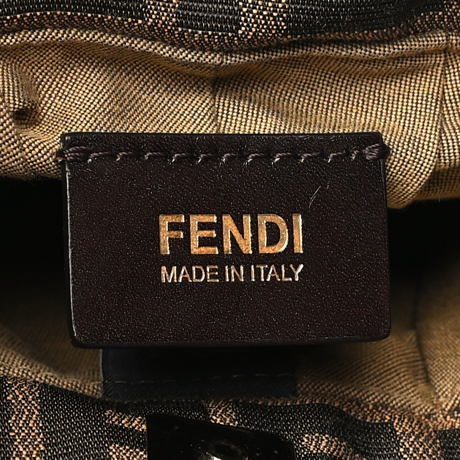 Fendi Zucca Mini Chef Hobo Tobacco 6 of 10