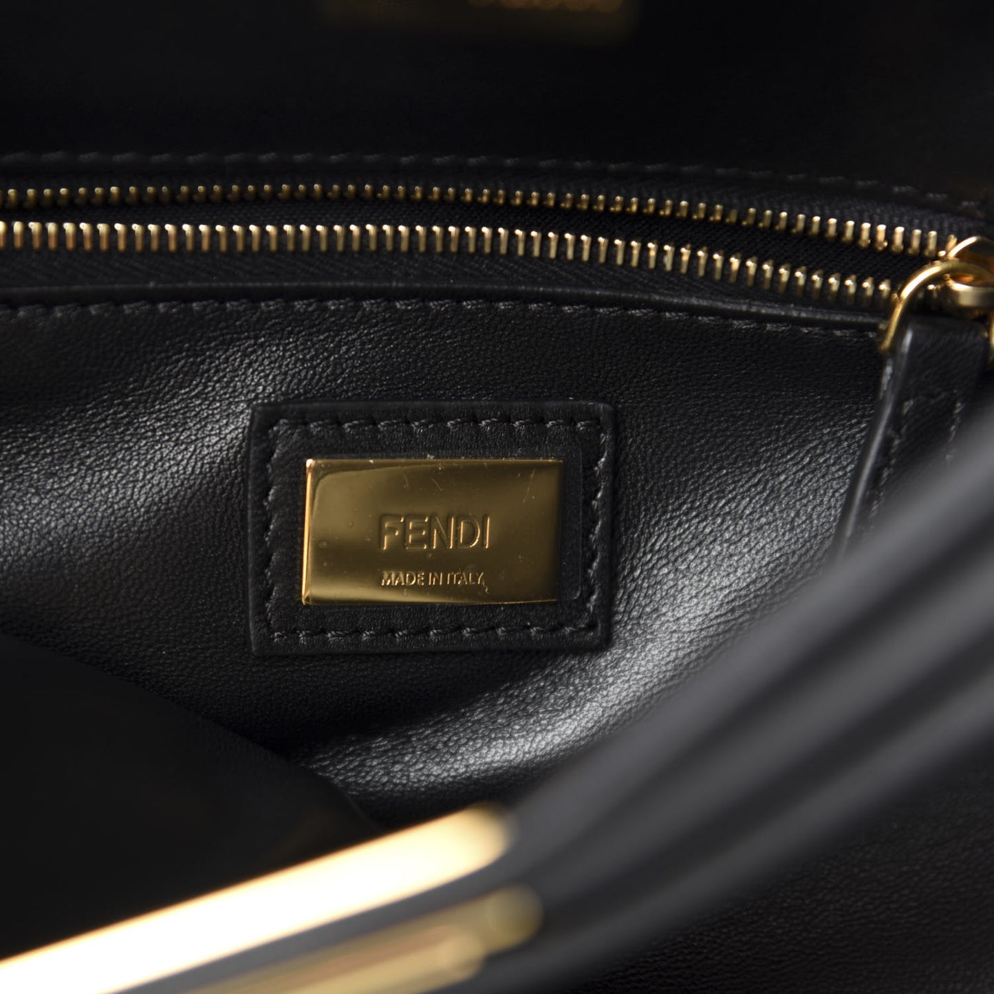 Nappa Mini Peekaboo Iconic Satchel Black