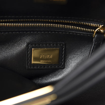 Fendi Nappa Mini Peekaboo Iconic Satchel Black 9 of 12