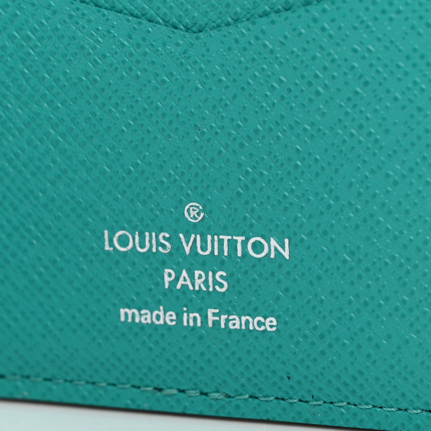 Louis Vuitton Monogram Eclipse LV Graffiti Pocket Organizer Green Lights 6 of 6