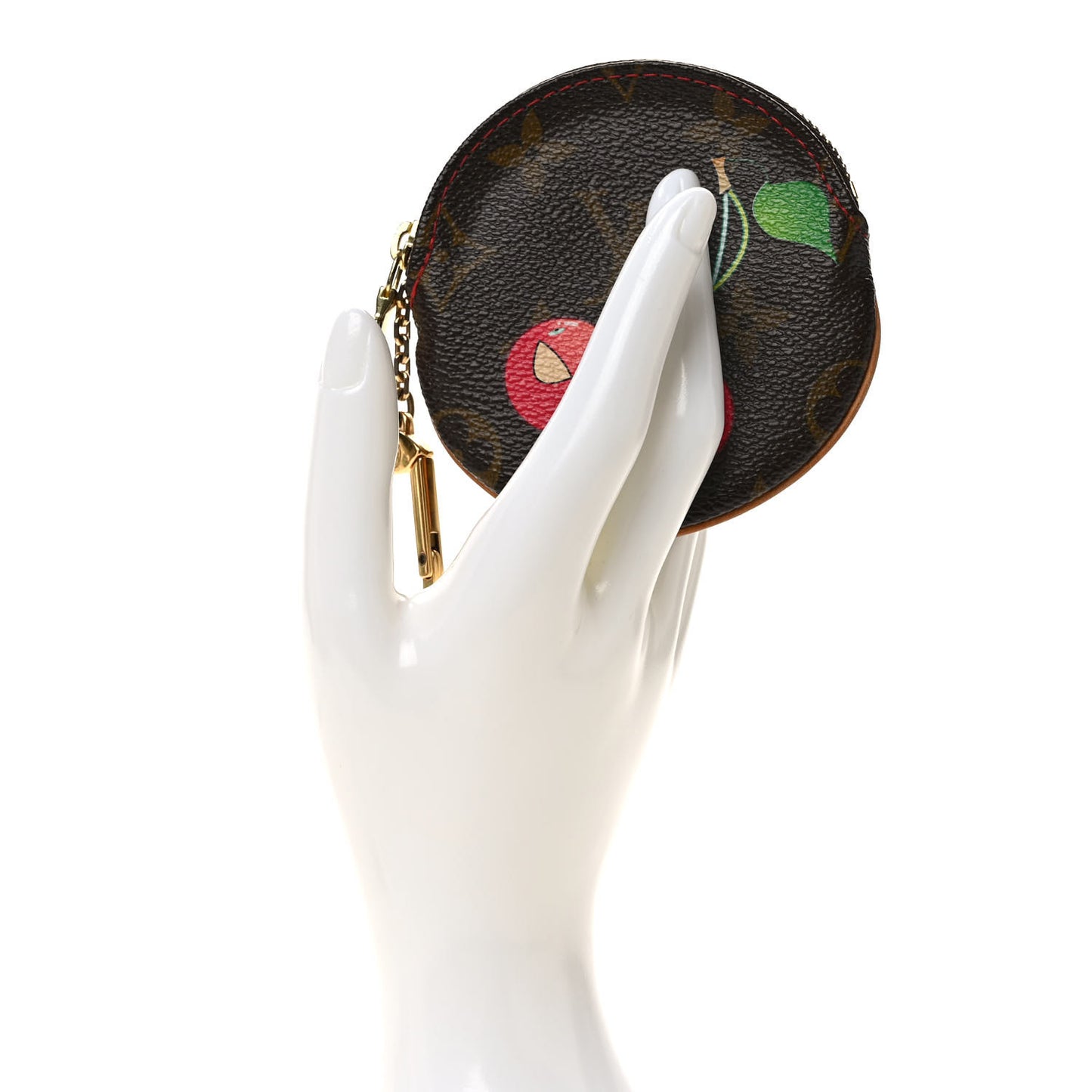 Monogram Cerises Round Coin Purse