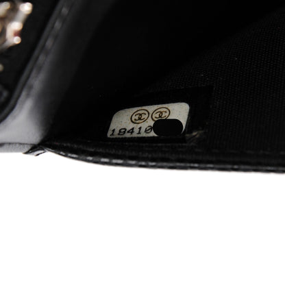 Chanel Caviar Timeless CC Wallet on Chain WOC Black 8 of 9