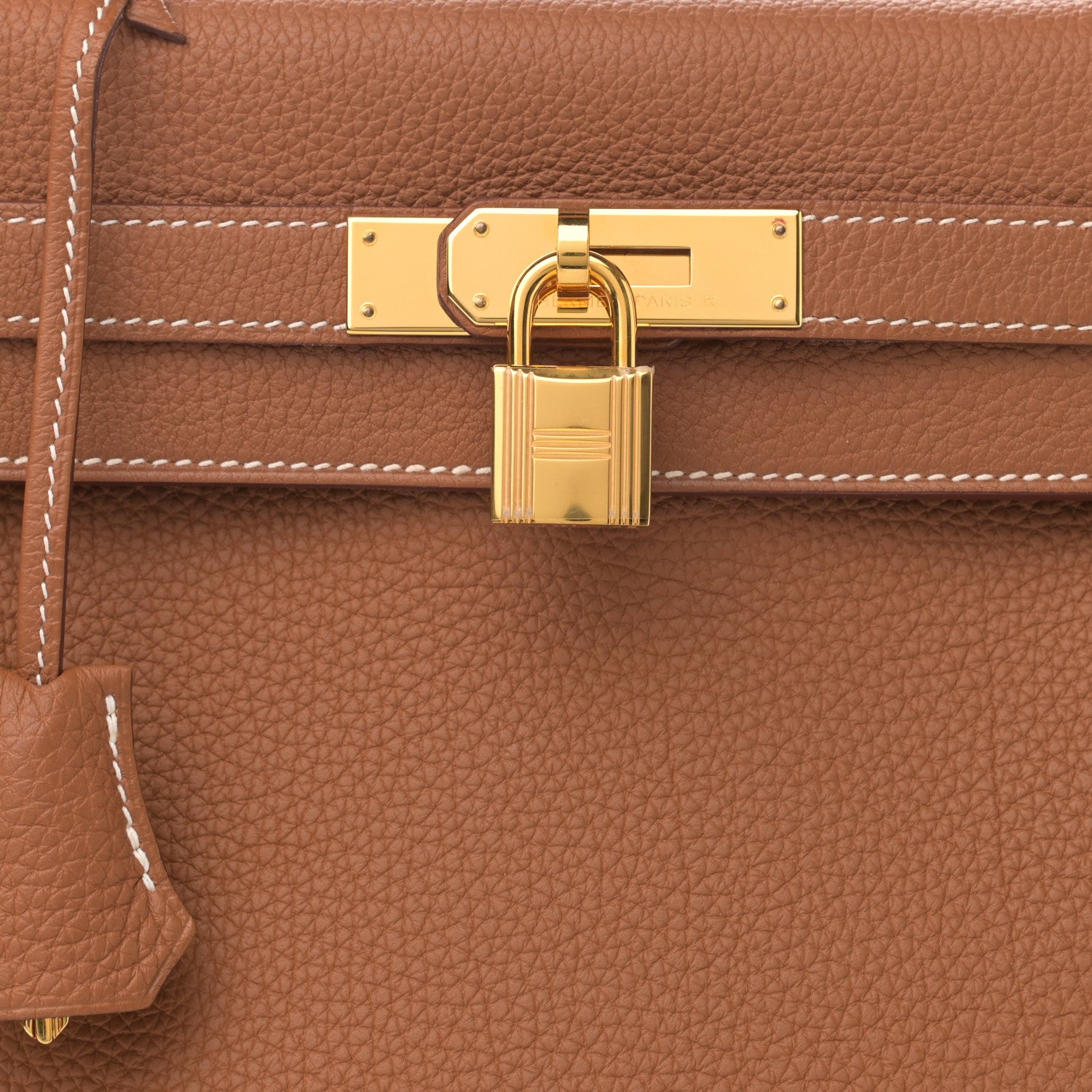 Hermes Togo Kelly Retourne 32 Gold 7 of 10