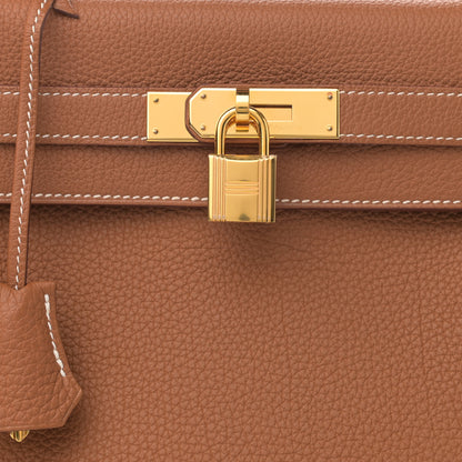 Hermes Togo Kelly Retourne 32 Gold 7 of 10