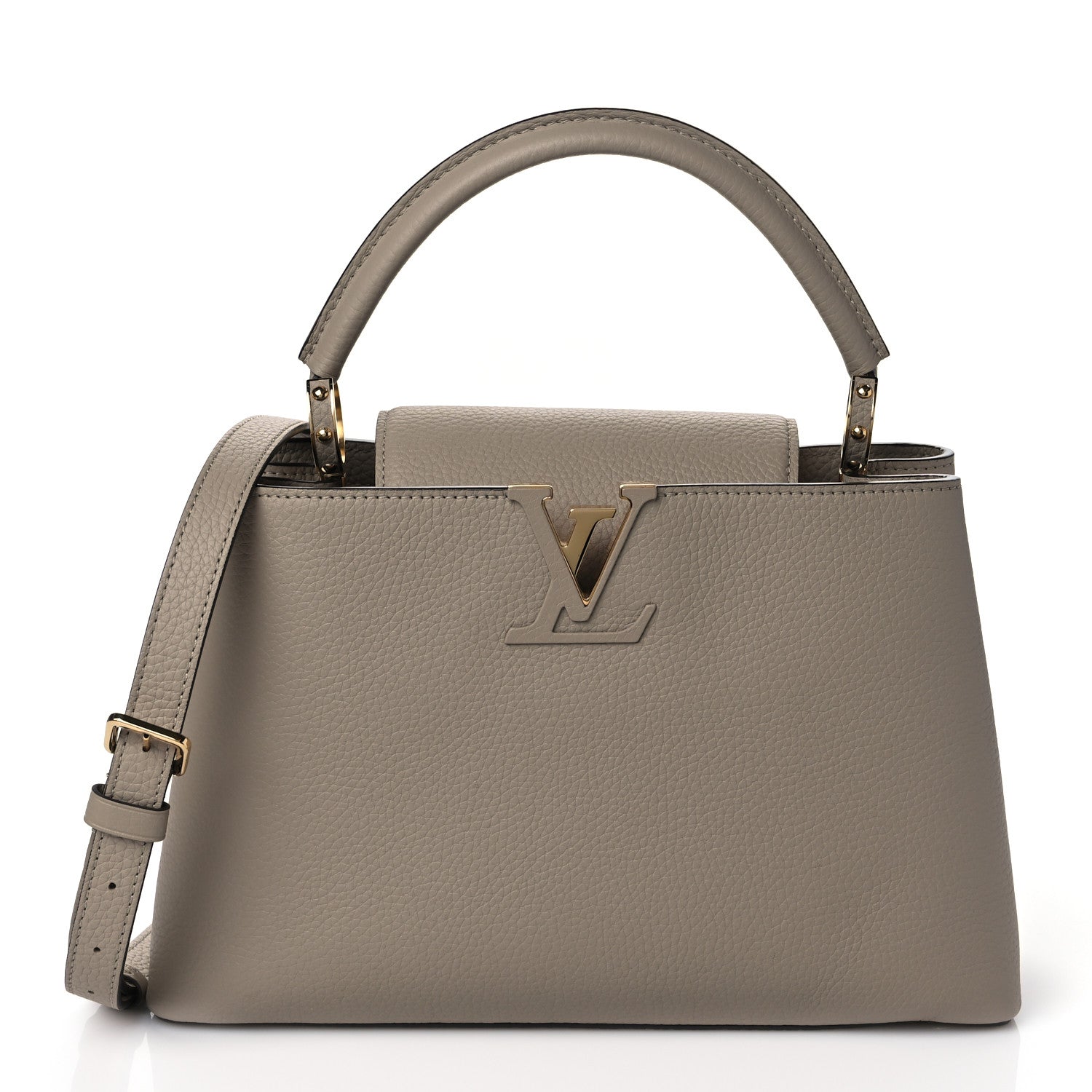 Louis Vuitton Taurillon Capucines PM Galet 1 of 9